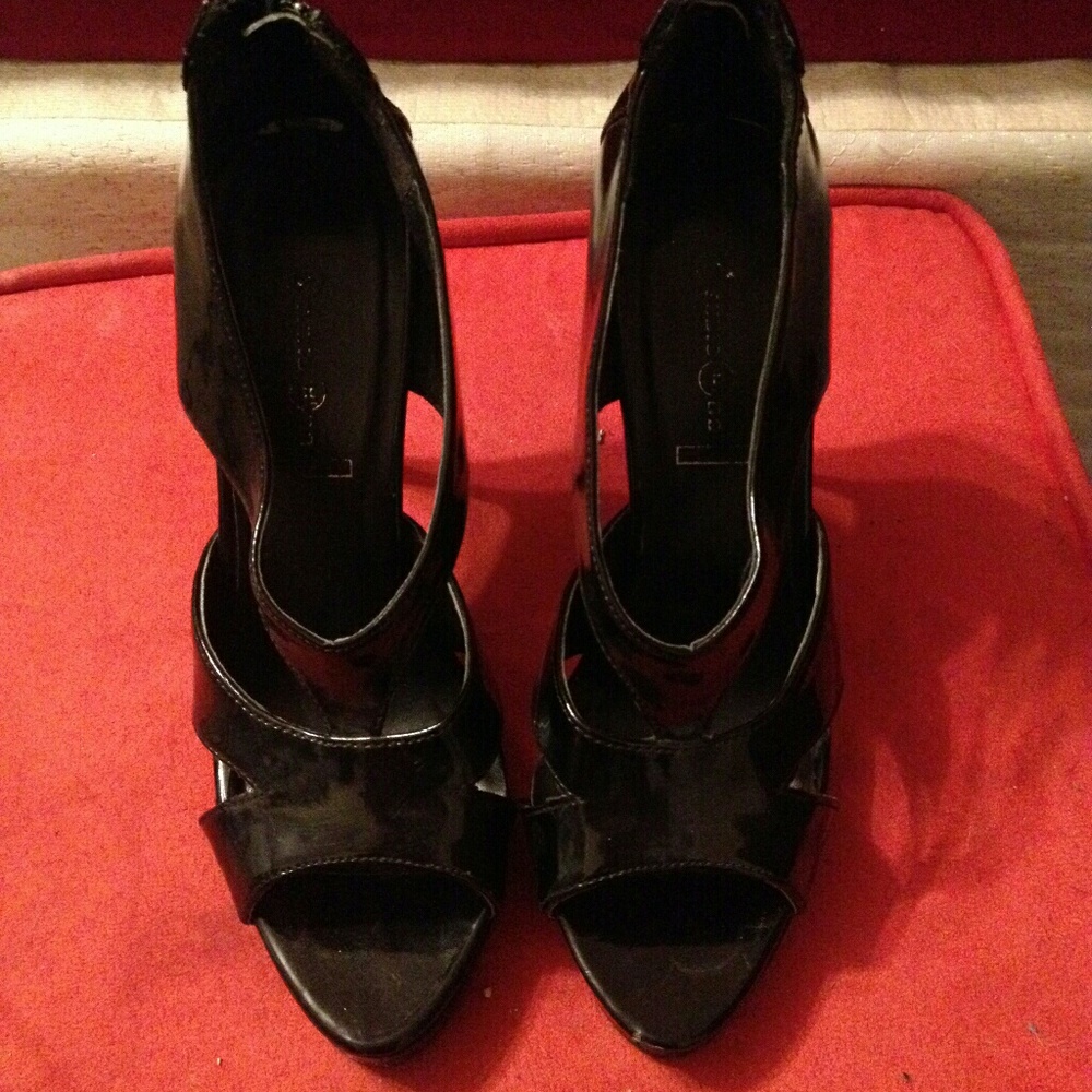 Black high heels
